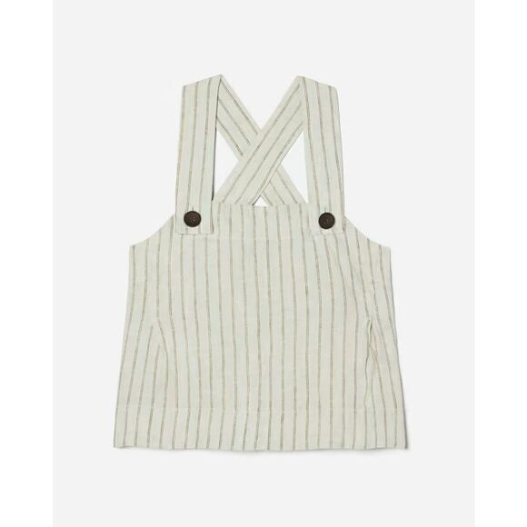 Everlane The Apron Linen Tank NWT Size 2 - Picture 6 of 7